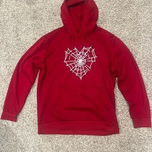 Red Spider Web Hoodie